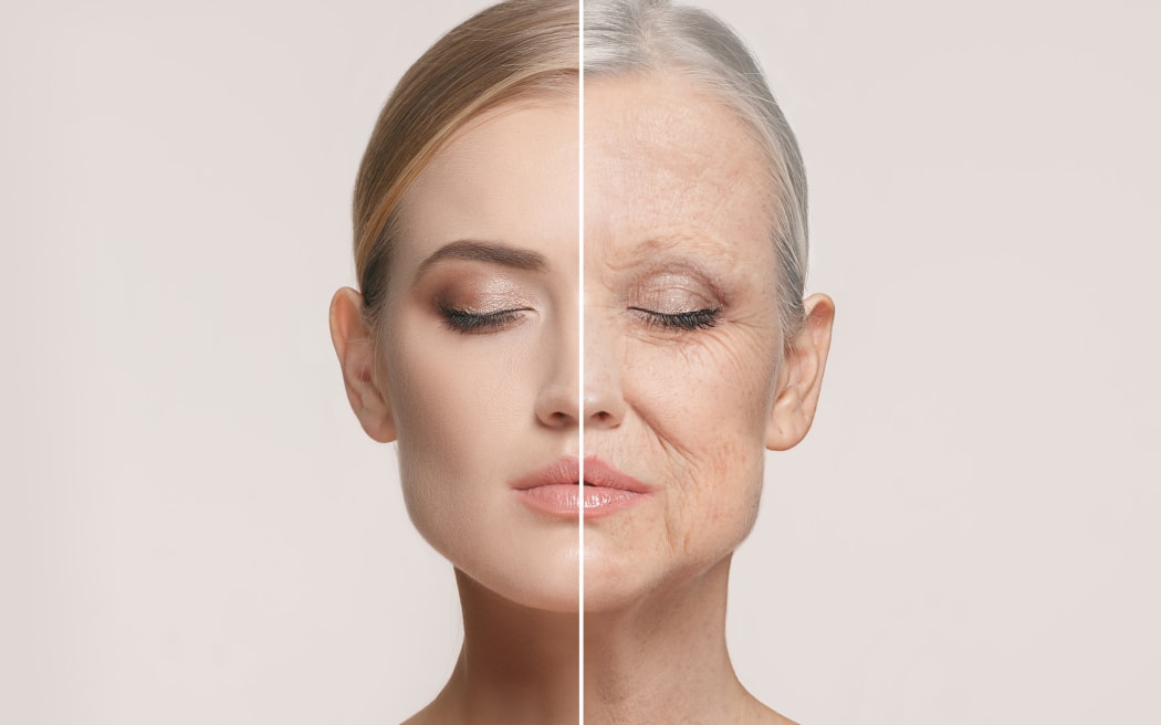 Aging and youth concept.