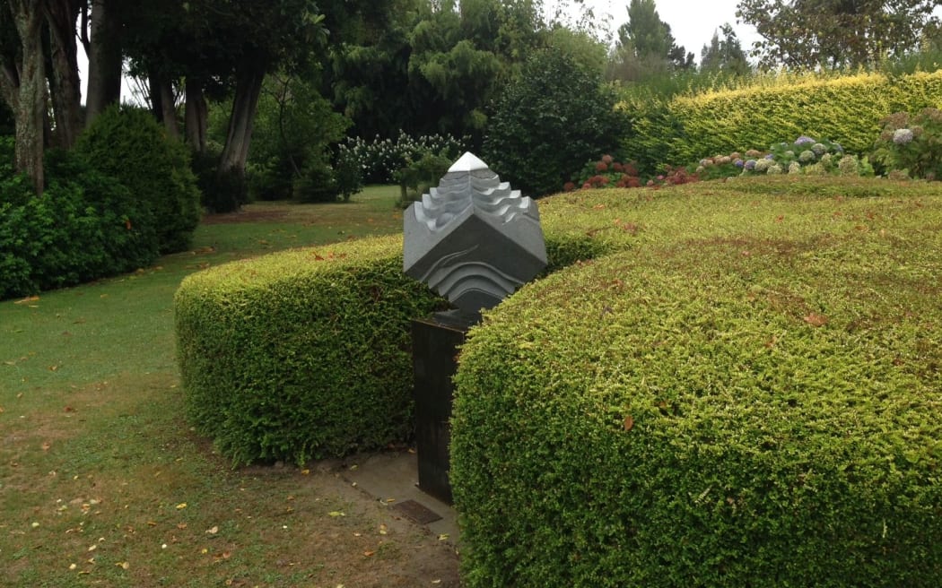 David Allan recently commissioned a sculpture by Renate Verbrugge for the family home in Clive, near Napier