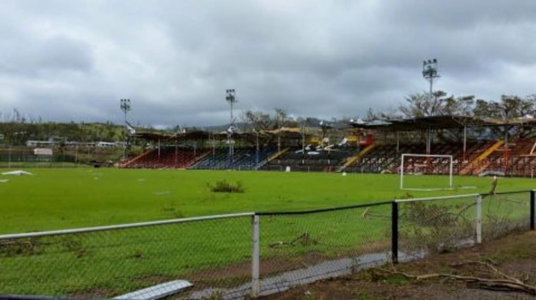 Govind Park in Ba following Cyclone Winston.