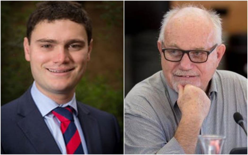 Taxpayers' Union spokesperson Jordan Williams and Hamilton City Councillor, Dave Macpherson.