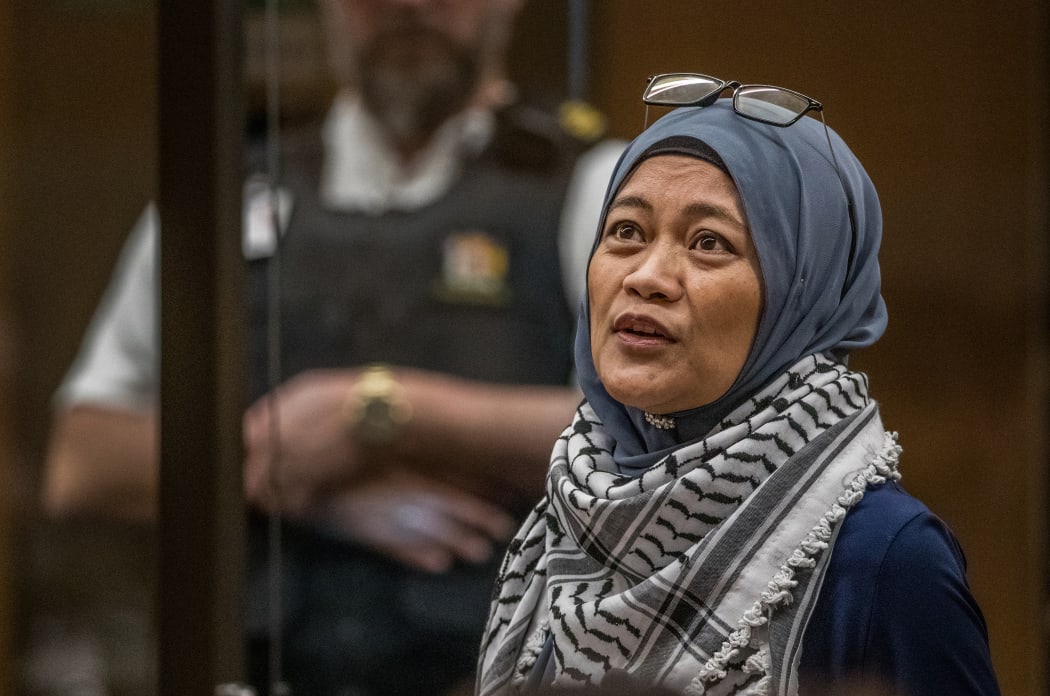 Hamimah Tuyan - victim impact statement.

PHOTO: JOHN KIRK-ANDERSON

Sentencing for Brenton Tarrant on 51 murder, 40 attempted murder and one terrorism charge.