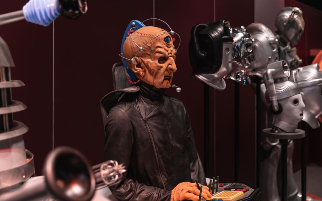 Davros in Doctor Who: Worlds of Wonder exhibition in Pōneke