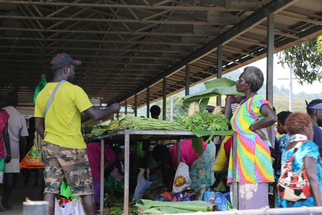 Arawa's main fresh produce market