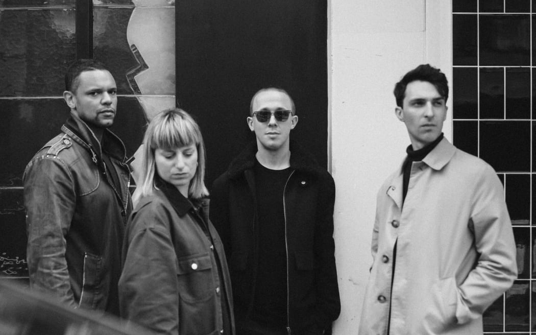 Jazz quartet lvdf. From left: Myele Manzanza, Maria Chiara Argirò, Alex Hitchcock, Michelangelo Scandroglio