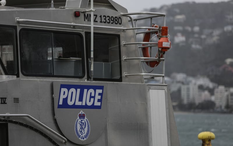 08092016 Photo: Rebekah Parsons-King. New Zealand Maritime Police boat.