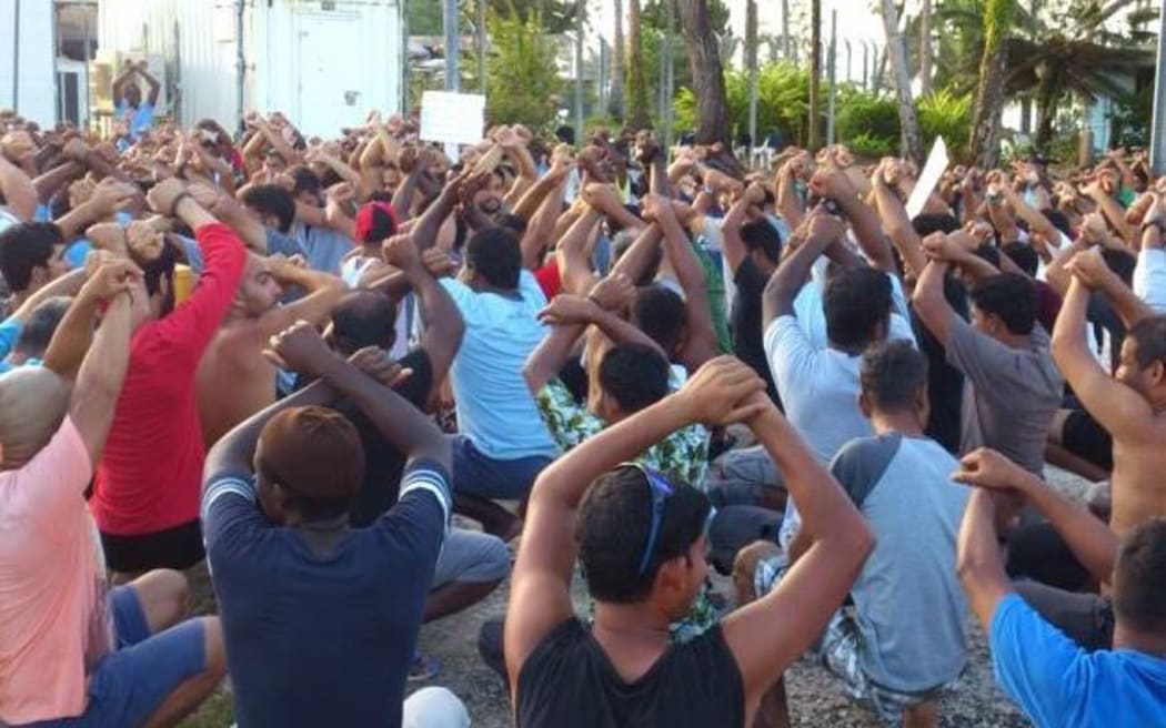 Refugees on Manus Island