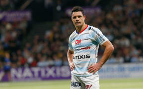 Dan Carter at French club Racing 92 in 2018.