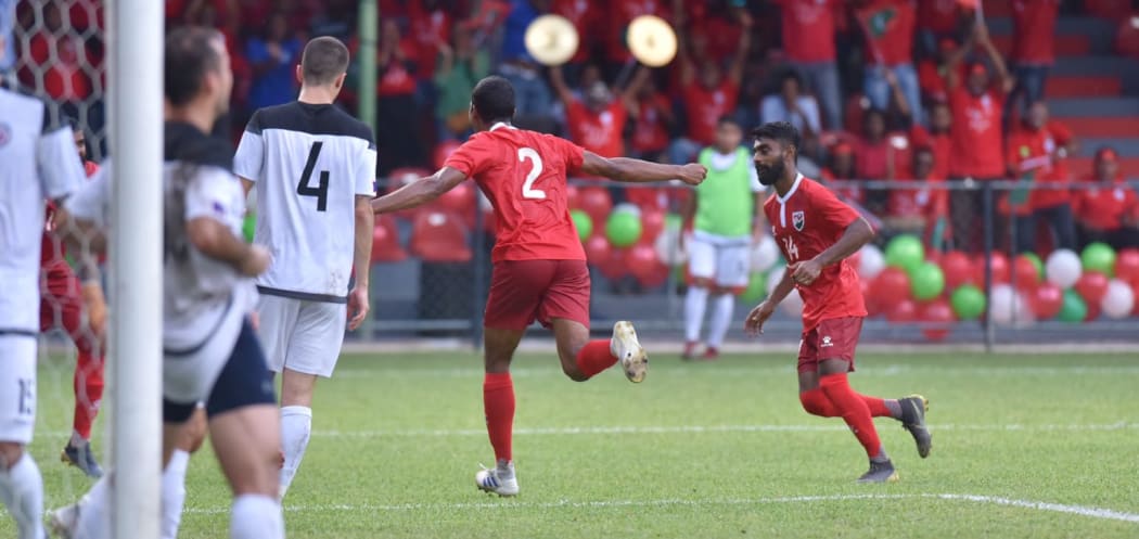 Maldives have beaten Guam home and away.