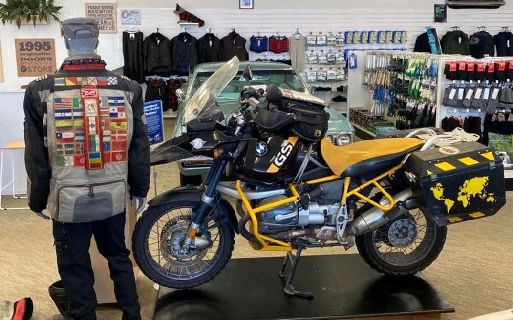 Bob Dolven and his motorbike Andiamo have adventured worldwide