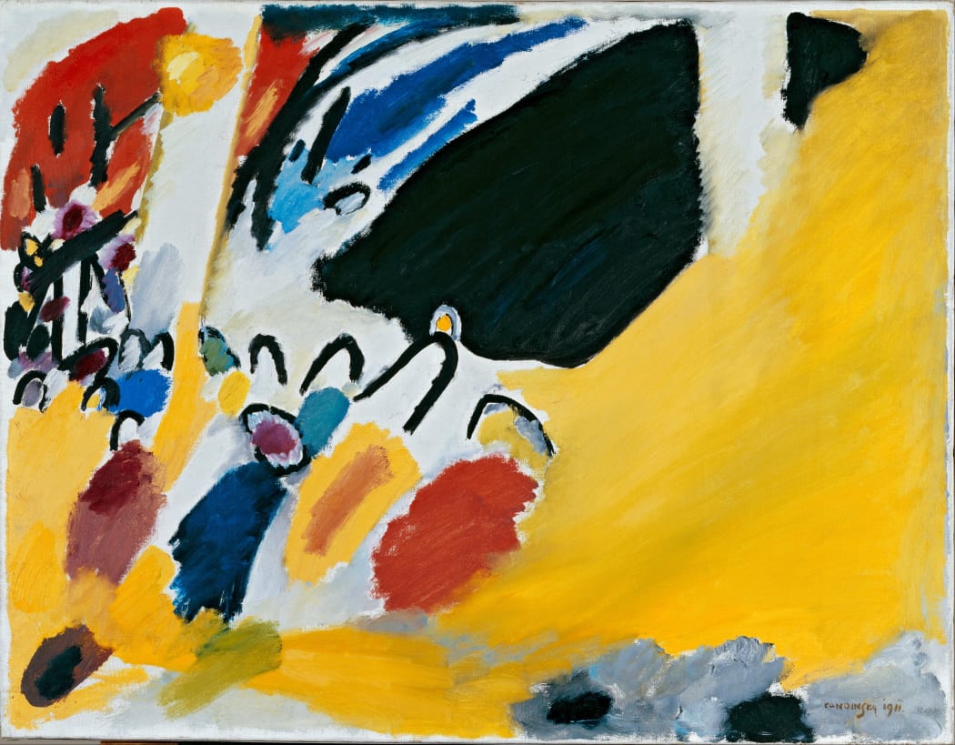 Kandinsky's 'Impression III' at the Lenbachhaus in Munich.