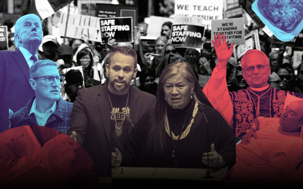 Composite image of NZ's biggest news stories 2025