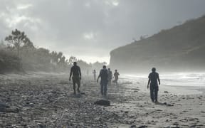 Many of the islands in the Shepherds group were very difficult to land on making getting relief supplies safely ashore a treacherous task.