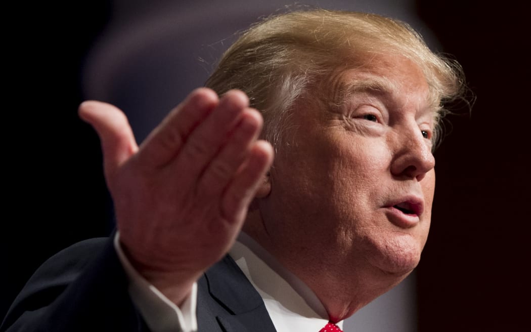 File photo: Republican Presidential hopeful Donald Trump speaks during the 2016 Republican Jewish Coalition Presidential Candidates Forum in Washington, DC, December 3, 2015