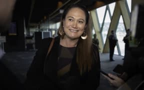 Labour's Carmel Sepuloni arrives at Wellington Airport on 16 October 2023 following the election at the weekend.