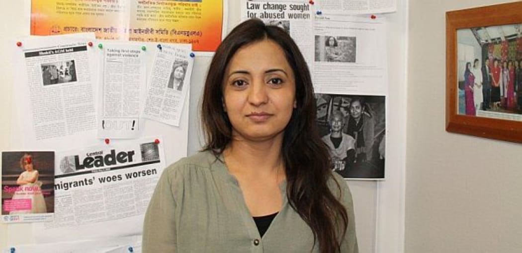 Malalai Sadat, a young Afghani woman and Youth Advocate at Shakti Womens Refuge, Auckland