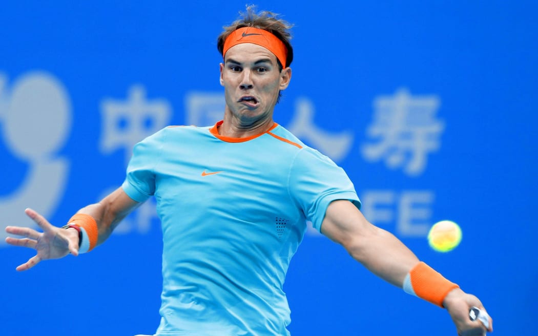 Rafael Nadal's been knocked out in the quarters in Beijing