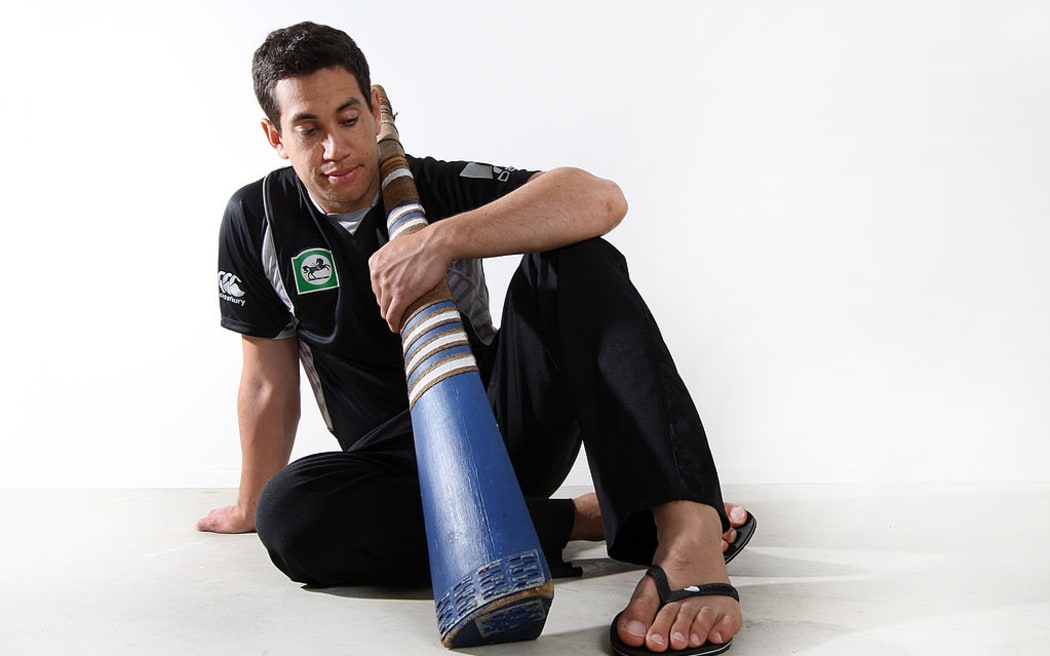 New Zealand Black Caps captain Ross Taylor poses during a portrait session on 6 October 2011 in Hamilton, New Zealand.