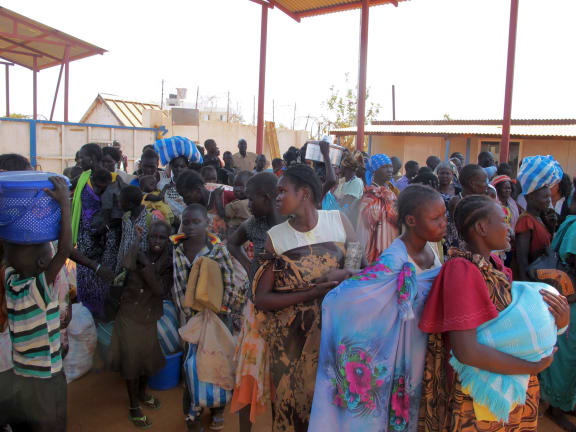 Refugees in South Sudan.