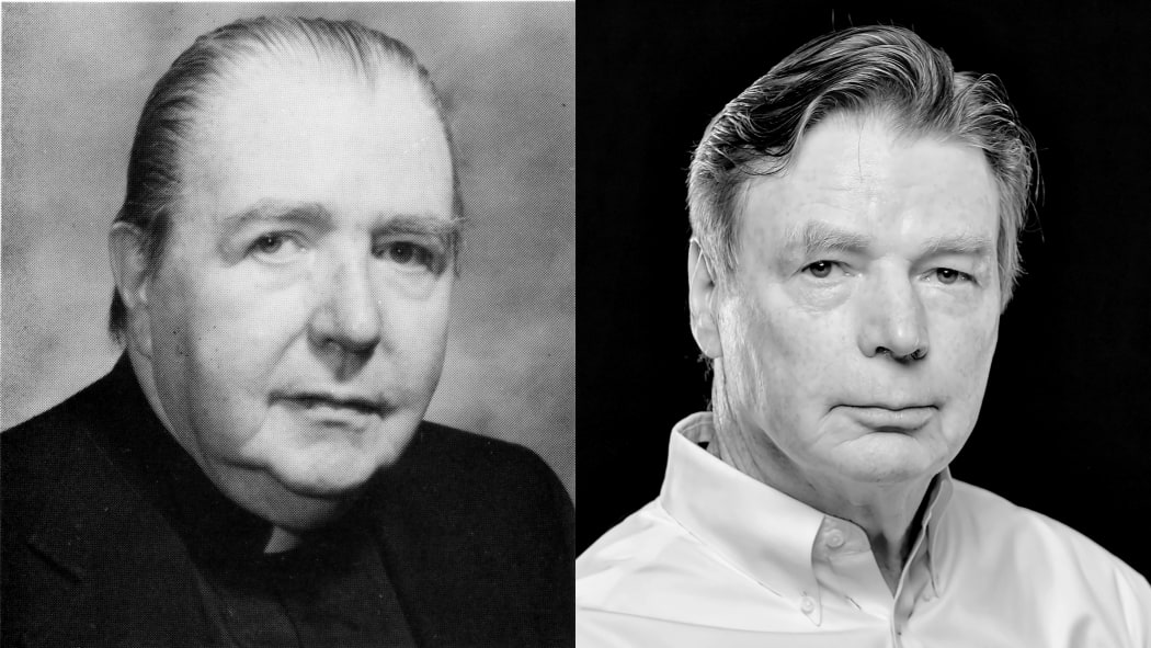 An uncanny likeness? Father Thomas Sullivan, left, and Jim Graham, who had the priest’s body exhumed to prove it's his father.