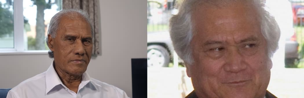 Tonga's Prime Minister 'Akilisi Pohiva and 2019 Pacific Games Organising Committee CEO Lord Sevele.