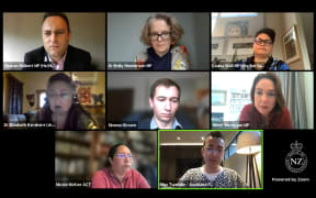 The Justice Select Committee hears a submission from Auckland Pride director Max Tweedie on conversion therapy.