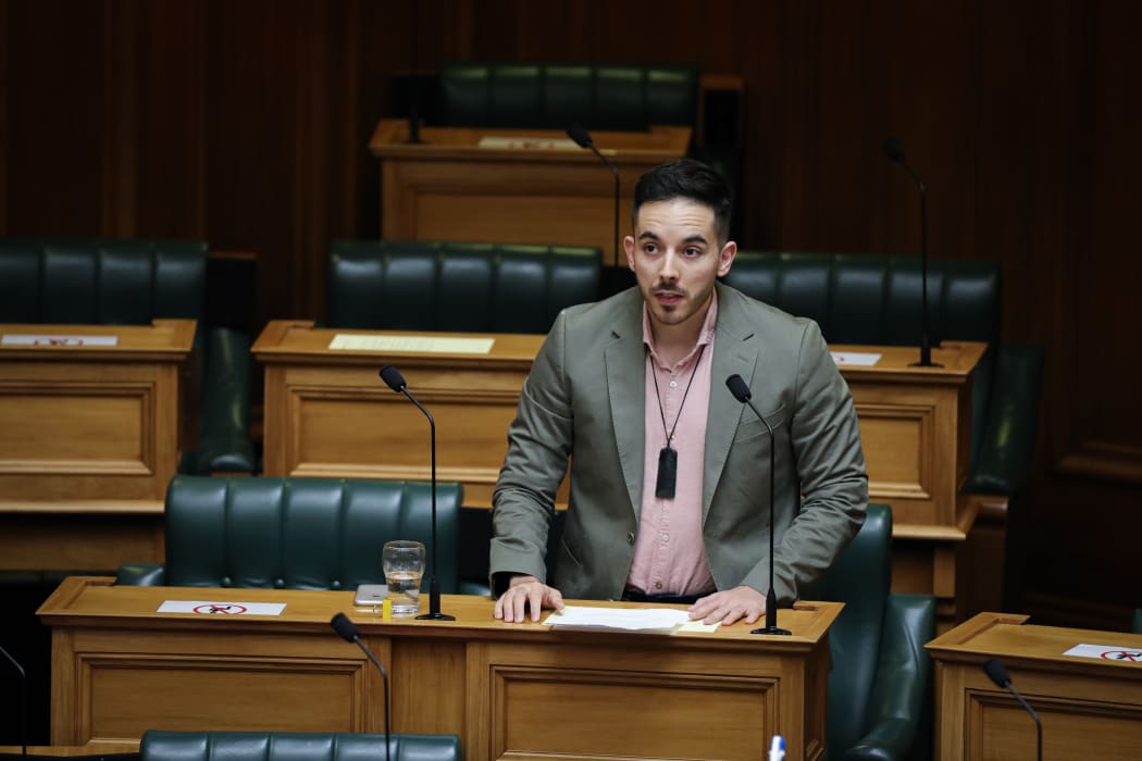 Green MP Ricardo Menendez March adding his piece to the Black Caps motion