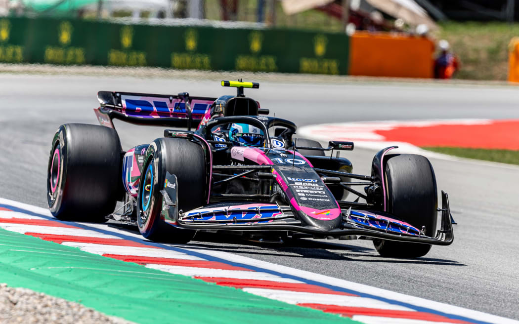Pierre Gasly of the Alpine Formula One Team. 2024.