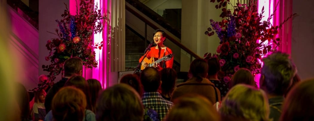Bic Runga performs for Late at Auckland Museum
