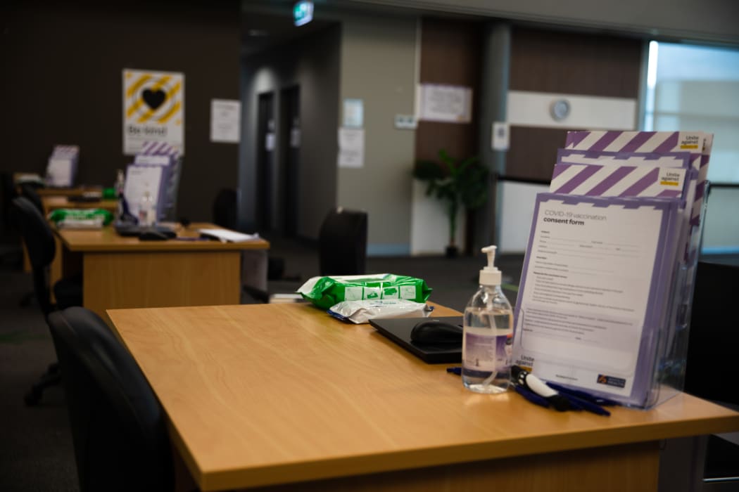 The new Covid 19 vaccination facility in South Auckland