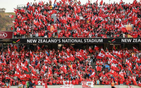 Tonga Fans and supporters.
Tonga Invitational XIII v Australia Kangaroos.