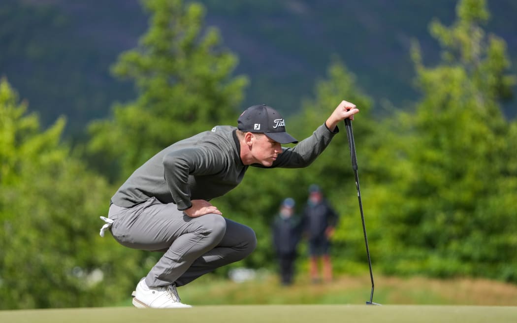 Daniel Hillier of New Zealand during round four of the 105th New Zealand Open presented by Millbrook Resort, Queenstown, New Zealand on Sunday 1 March 2026.
Asian Tour Guide & Challenger PGA Tour of Australasia Card.
Photo: Michael Thomas / Photosport