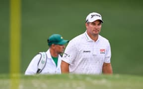 Ryan Fox during first round at the US Masters at Augusta.