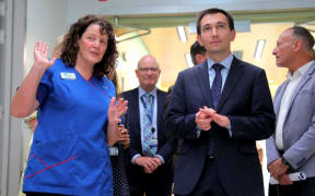 Health Minister Simeon Brown (left).