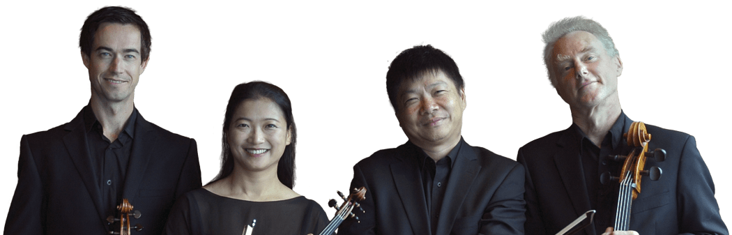 Aroha Quartet; Simeon Broome, Haihong Liu, Zhongxian Jin, Robert Ibell