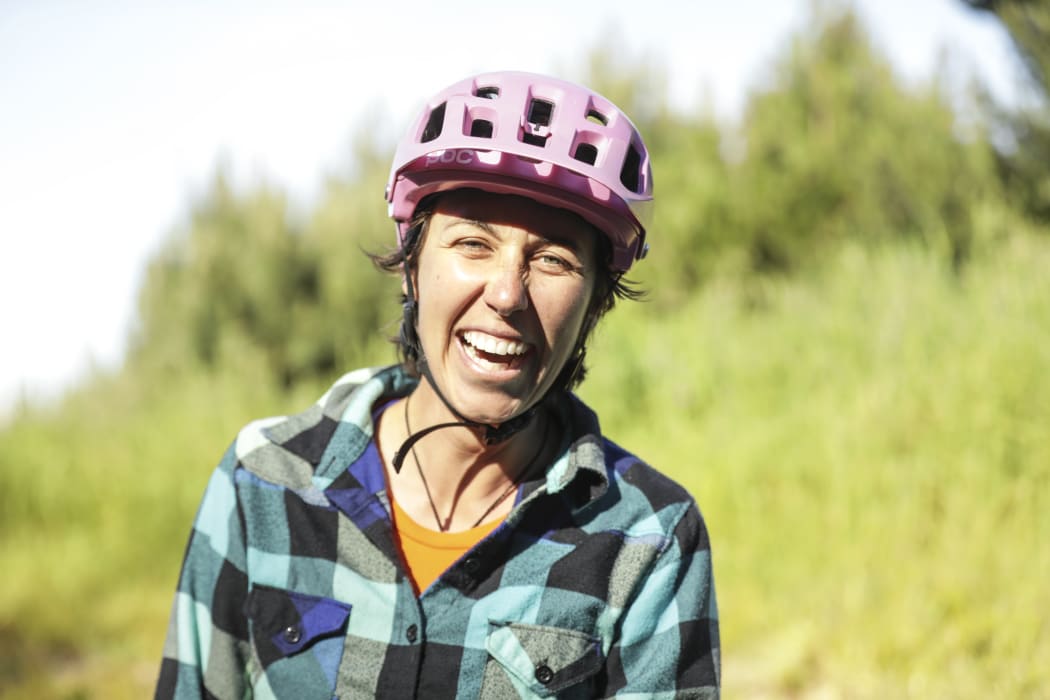 Ashley Peters, a is mountain biker instructor from WORD. WORD is a registered Non-Profit Organisation youth programe.