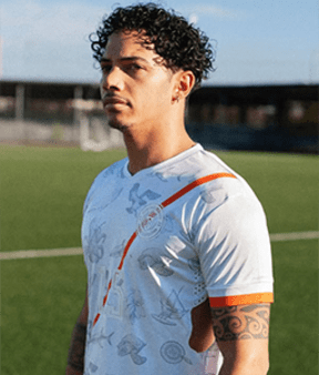 The newly-designed national strip.