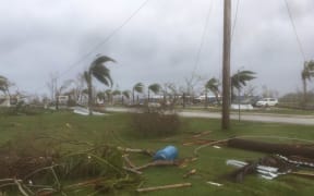 Tinian after Yutu has blown through