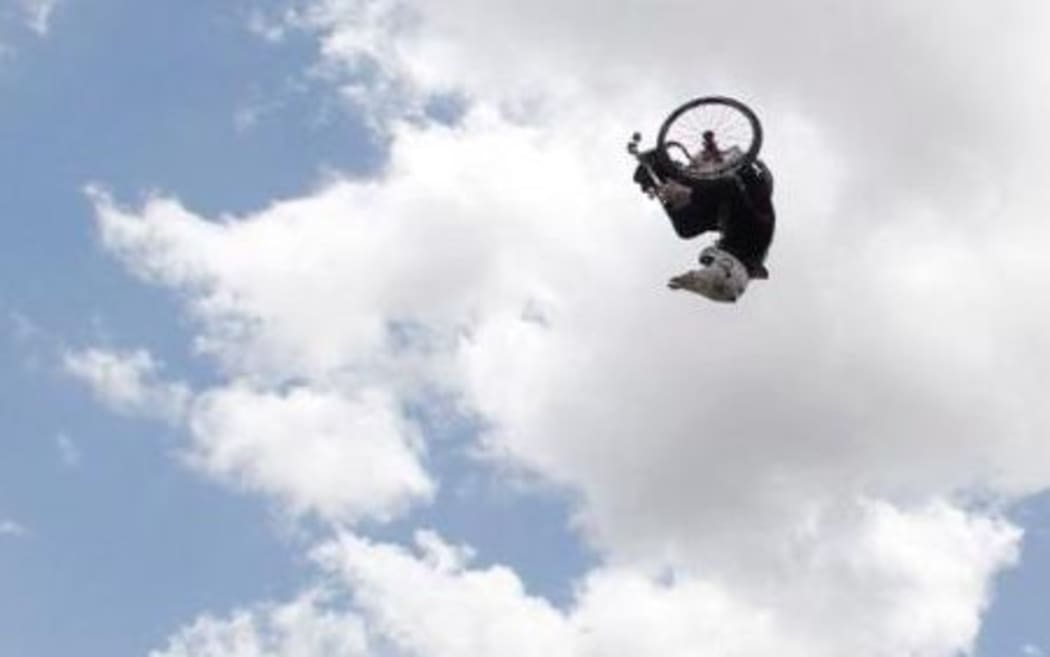 Aaron Fotheringham grabs some big air