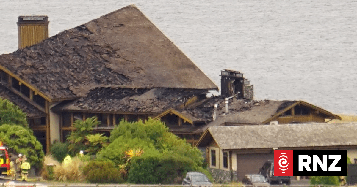 Former owner of luxury Te Anau lodge thankful fire didn't completely destroy building