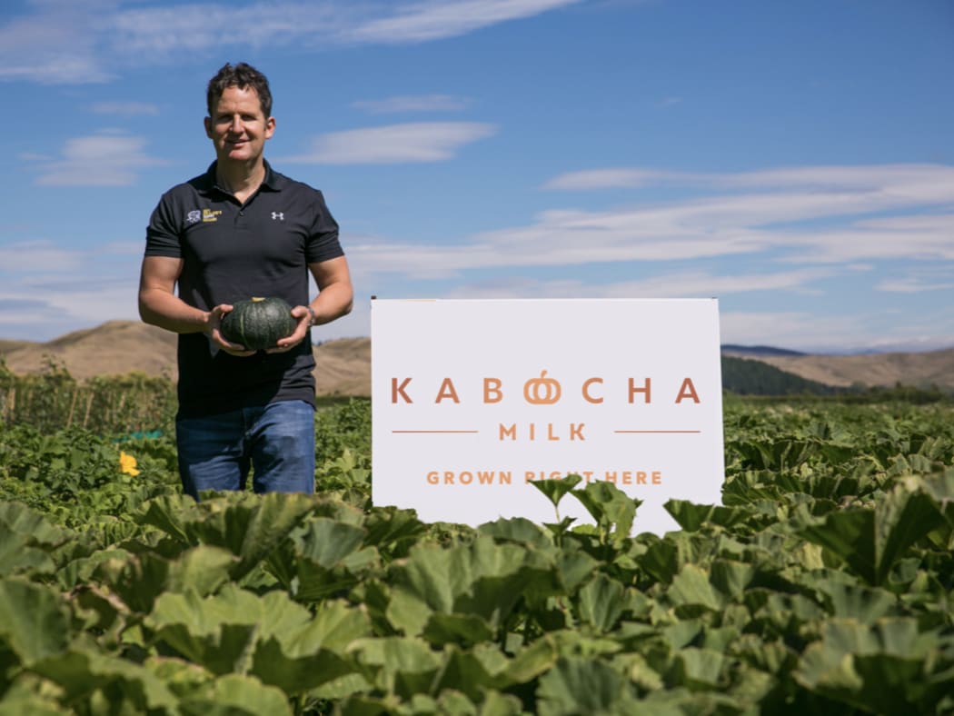 Kabocha Milk is made from buttercup squash pumpkins grown in the Hawke's Bay
