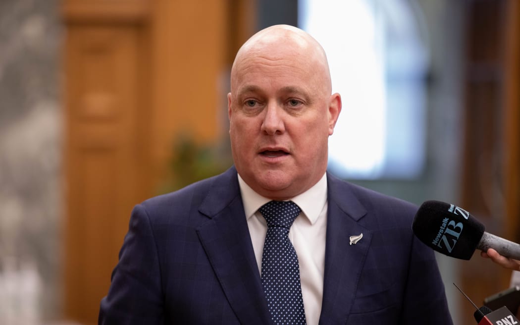 National Party leader Christopher Luxon