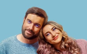 Jack Whitehall and Shailene Woodley in the 2023 film Robots