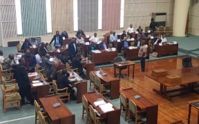 The Vanuatu government bench sported 31 MPs when the bell sounded for the parliament sitting this morning. 23 November 2018