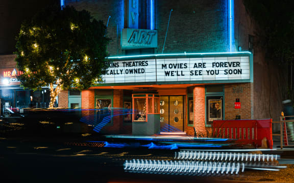 "Where did we fall in love with the movies? At the movie theatre."