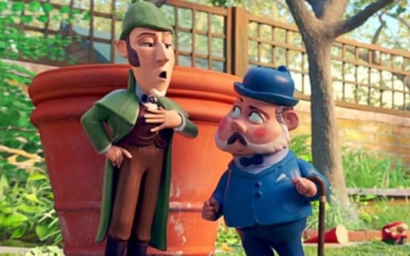 Still from Sherlock Gnomes