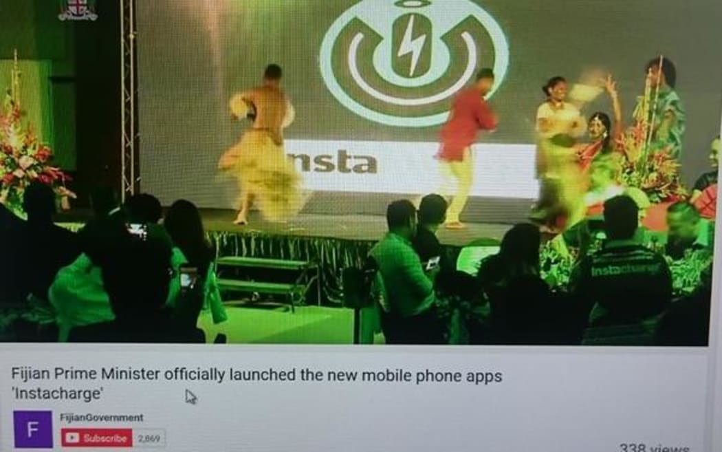 Fiji government Youtube feed about Instacharge launch