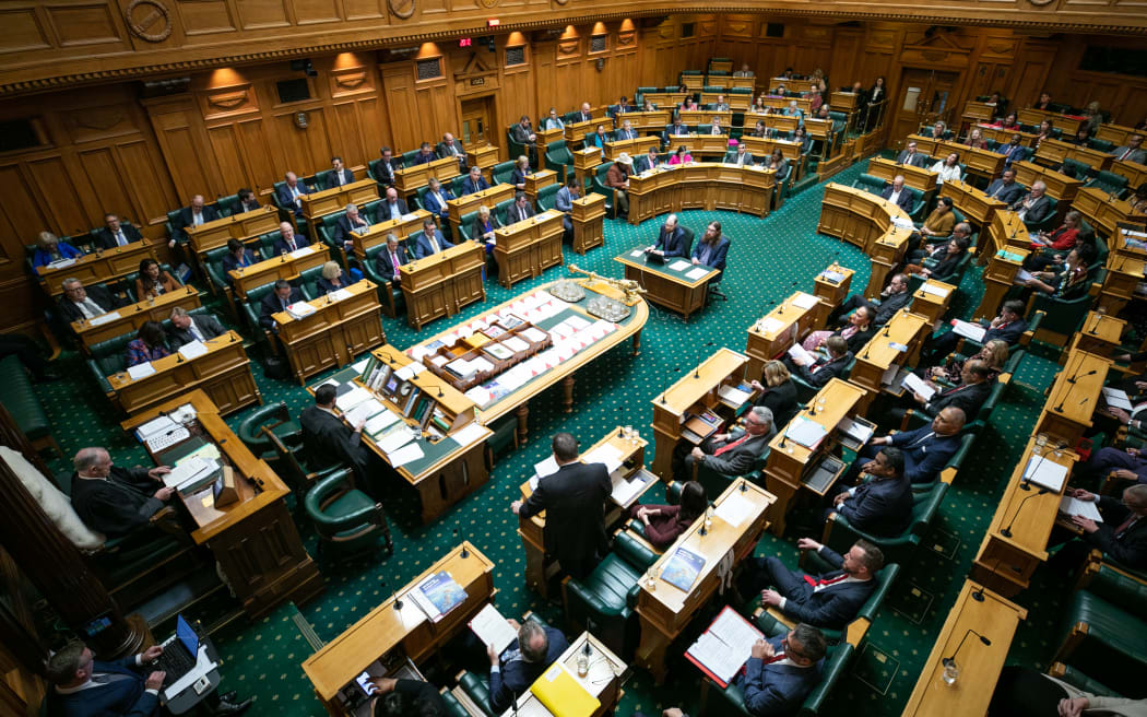 The Minister of Finance Grant Robertson delivers Budget 2021 to the House