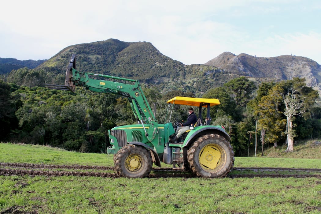 Tractor work in Golden Bay