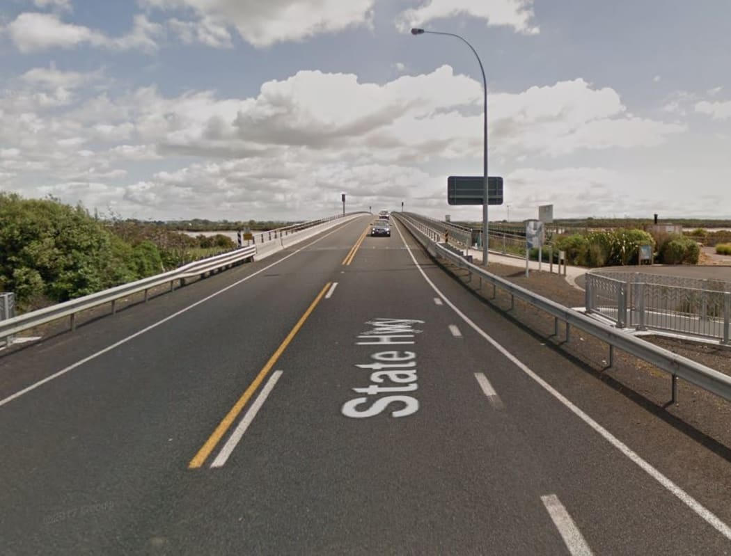 Kopu Bridge on State Highway 25.