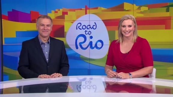 Screenshot of 'Road to Rio' show on Australia's Channel 7.